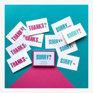 Sorry? Thanks! Mixed Emotion Cards - Image 2